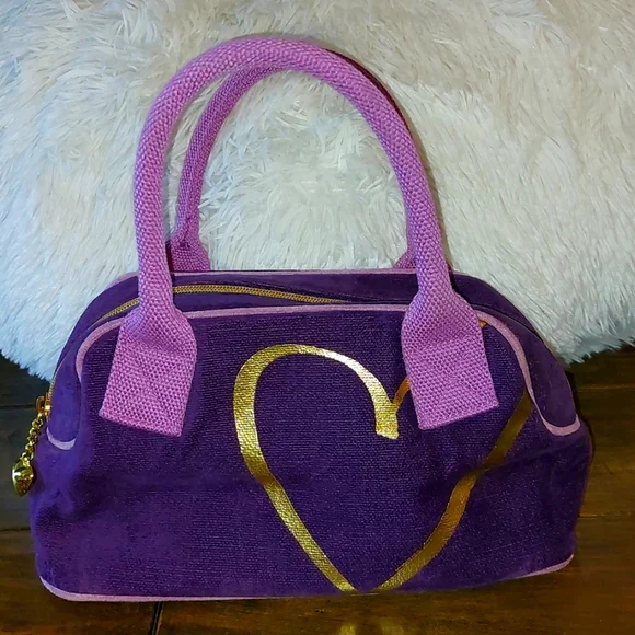 Pochette Victoria’s Secret En Velours Violet – Créateur – Neuf Avec étiquettes